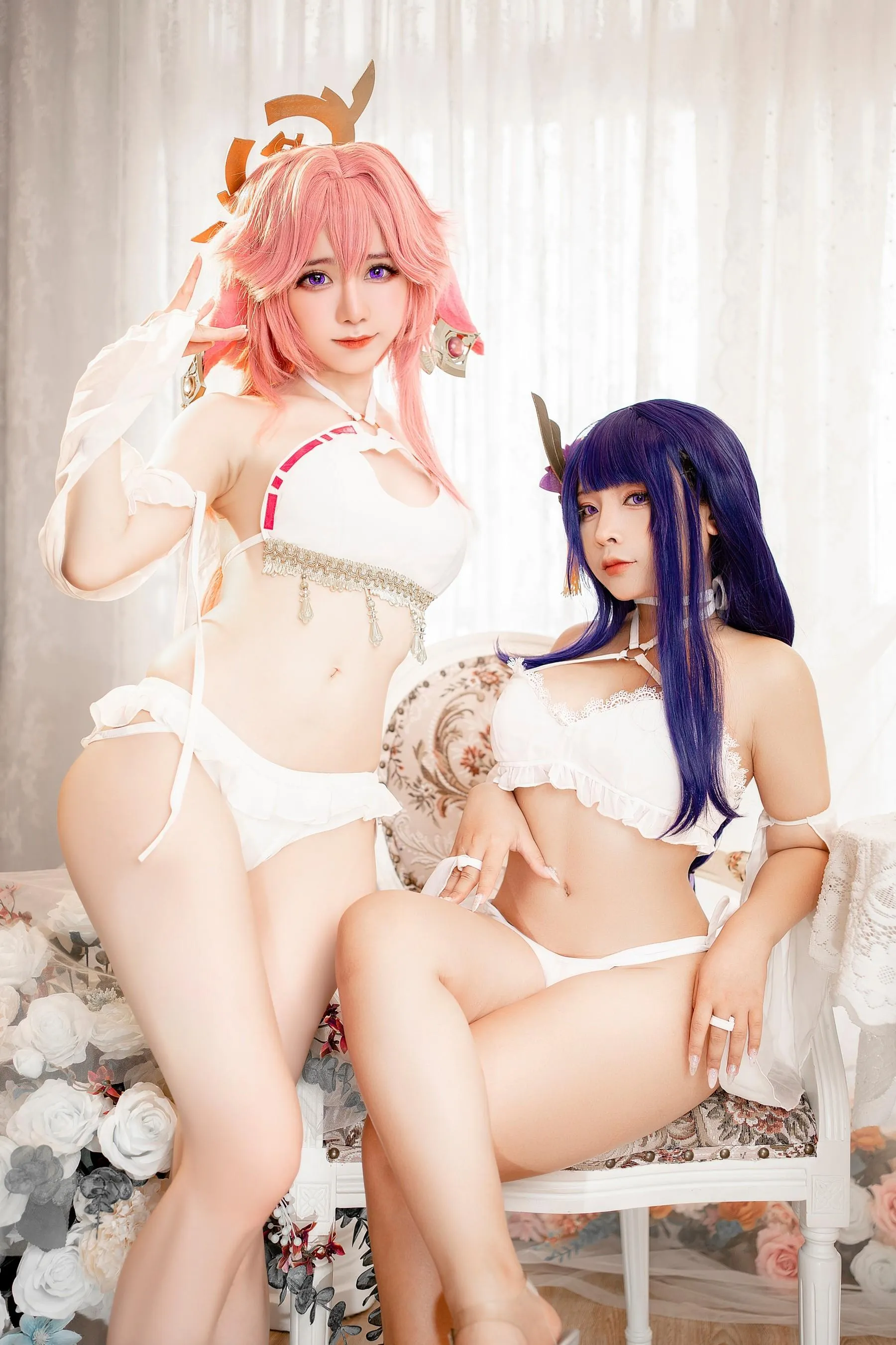 Sally Dorasnow – NO.54  x Sayo Momo Raiden Yae [21P]插图4